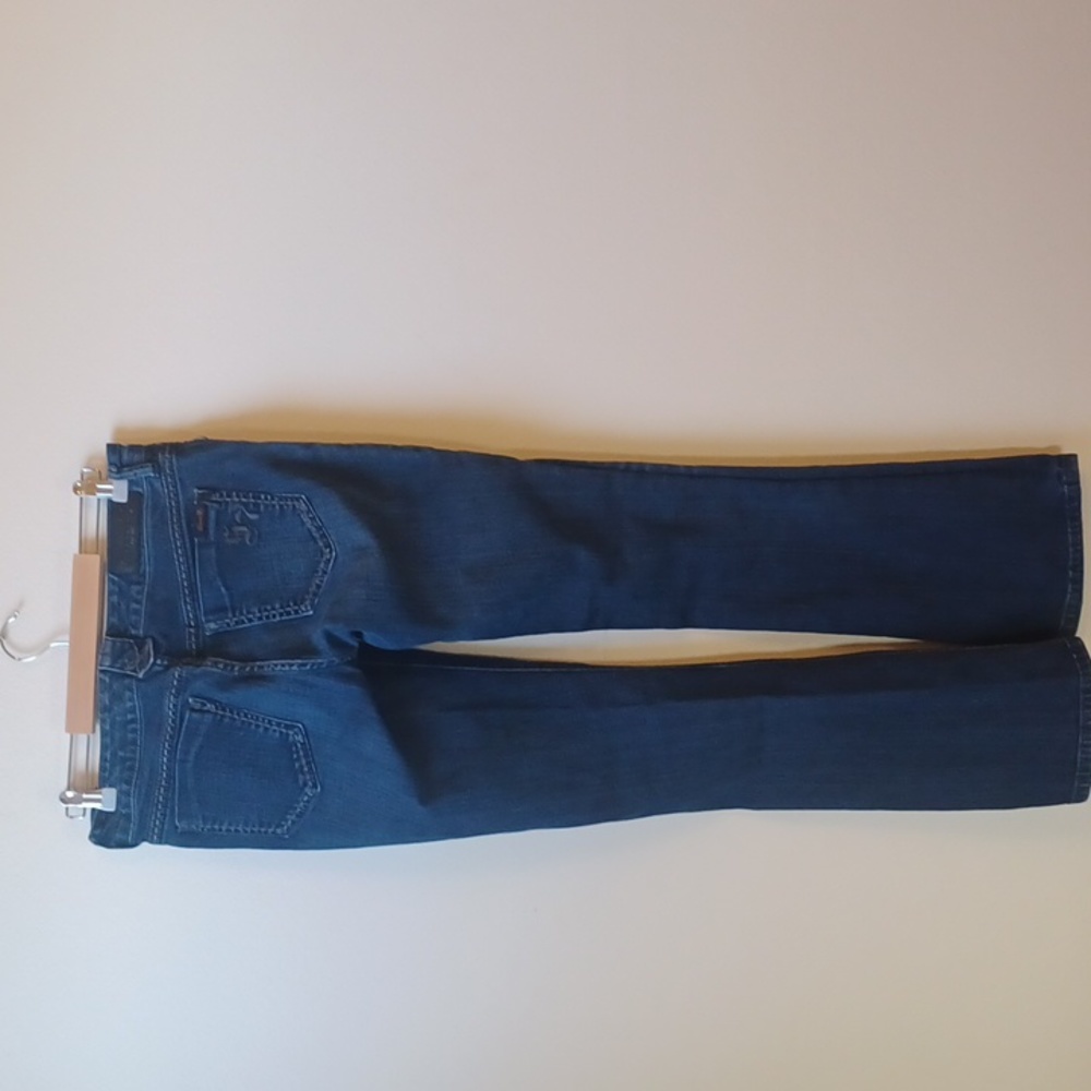Seven7 Boot Cut Denim Blue Jeans Women's Rodeo Spandex Size 6